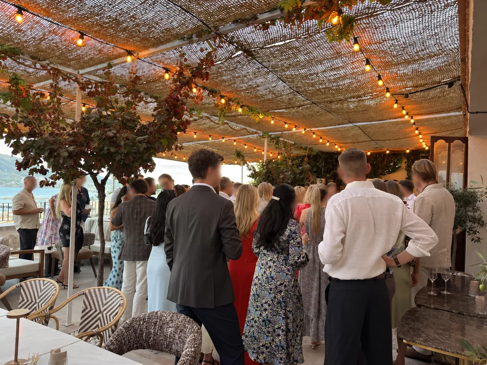 A private gathering on the terrace at Bar Lounge Las Torres